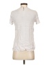 OAK + FORT 100% Rayon Ivory Short Sleeve Blouse Size S - photo 2
