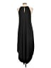 Double Zero Solid Black Casual Dress Size L - photo 2
