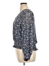 1.State 100% Polyester Blue Long Sleeve Blouse Size XL - photo 5