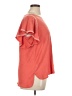 Max Studio Orange Short Sleeve Top Size 1X - photo 4