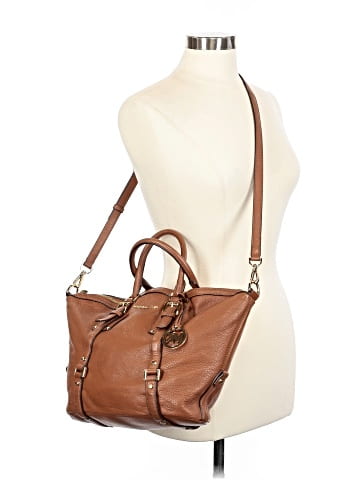 MICHAEL Michael Kors Leather Satchel (view 2)