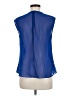 E&M Collection 100% Polyester Blue Sleeveless Blouse Size M - photo 2