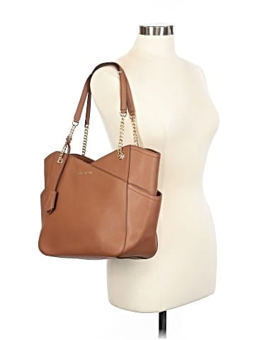 MICHAEL Michael Kors Leather Shoulder Bag (view 2)