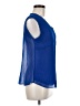 E&M Collection 100% Polyester Blue Sleeveless Blouse Size M - photo 4