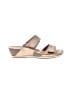 Dansko 100% Leather Gold Wedges Size EU 36 - photo 1