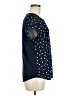Van Heusen 100% Polyester Stars Blue Short Sleeve Blouse Size M - photo 4