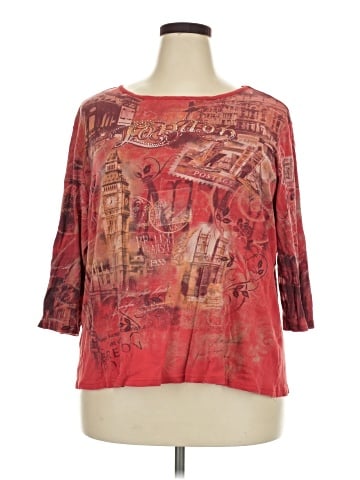 Cj Banks 3/4 Sleeve T-Shirt (view 1)
