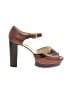 MICHAEL Michael Kors 100% Leather Brown Heels Size 9 - photo 1