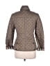 Burberry Brit 100% Polyester Argyle Brown Green Jacket Size S - photo 2