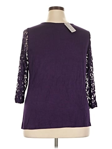 Lane Bryant 3/4 Sleeve Top (view 2)