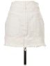 TGLA 100% Cotton Solid White Denim Skirt Size XS - photo 2