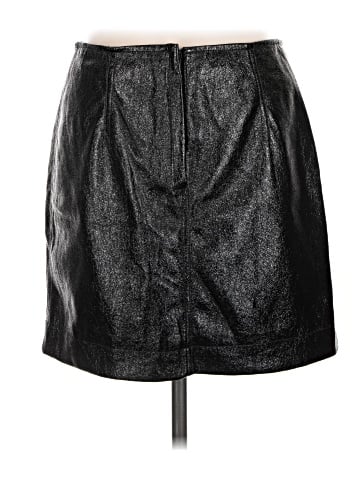 Monki Faux Leather Skirt (view 2)