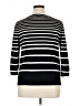 Chico's Stripes Black Pullover Sweater Size XL (3) - photo 2