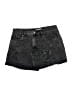 Refuge Stars Black Denim Shorts Size 7 - photo 1