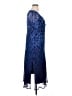 DKNY 100% Polyester Blue Cocktail Dress Size 16 - photo 4