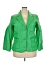 Metrostyle 100% Leather Green Blazer Size XXL (estimated) - photo 1