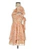 Altar'd State 100% Polyester Floral Orange Cocktail Dress Size XS - photo 5
