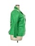 Metrostyle 100% Leather Green Blazer Size XXL (estimated) - photo 4