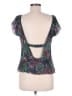 Marc by Marc Jacobs Black Green Short Sleeve Blouse Size M - photo 2