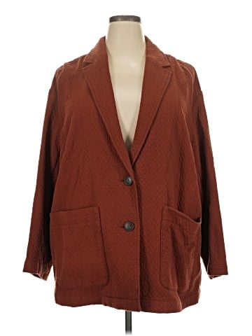 Madewell Plus Diamond Jacquard Shaw Blazer (view 1)