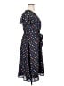 ModCloth Polka Dots Blue Casual Dress Size XL - photo 4