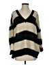 By Together Stripes Black Pullover Sweater Size S - photo 1