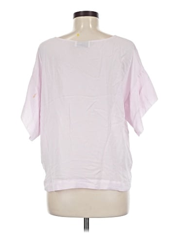 Saturday Sunday Short Sleeve Silk Top (view 2)