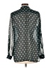 Kut from the Kloth Polka Dots Black Long Sleeve Blouse Size L - photo 2