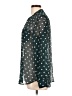 Kut from the Kloth Polka Dots Black Long Sleeve Blouse Size L - photo 5