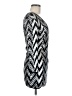 Tyche Chevron-herringbone Silver Cocktail Dress Size M - photo 4