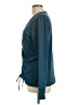 Ideology Teal Long Sleeve Blouse Size L - photo 5