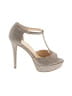 Jessica Simpson Silver Heels Size 6 1/2 - photo 1
