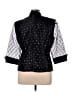 R&M Collection 100% Polyester Polka Dots Black Blazer Size 16 - photo 2