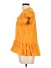 THML Orange Short Sleeve Blouse Size L - photo 5