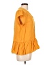 THML Orange Short Sleeve Blouse Size L - photo 4