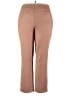 Marla Wynne Brown Casual Pants Size 24W - photo 1