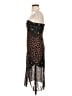 Altar'd State Animal Print Black Cocktail Dress Size S - photo 5