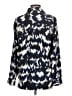 Express 100% Polyester Animal Print Blue Long Sleeve Blouse Size L - photo 2