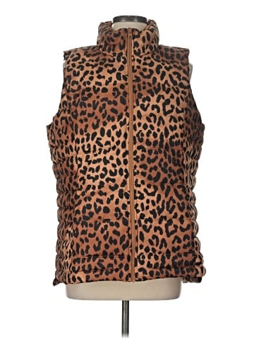 Lands' End Faux Fur Vest (view 1)