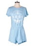 Wildfox 100% Cotton Blue Romper Size Med (2 or M) - photo 1