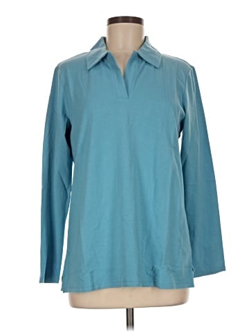 Lands' End Long Sleeve Polo (view 1)