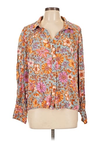Karlie Long Sleeve Blouse (view 1)