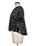 Zara 100% Polyester Black Short Sleeve Blouse Size M - photo 5