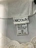 Nicola 100% Polyester Ivory Jacket Size 6 - photo 6