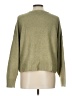 Express Solid Green Pullover Sweater Size L - photo 2