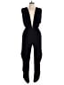 Dance & Marvel Solid Black Jumpsuit Size L - photo 1
