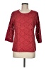 Norm Thompson Red 3/4 Sleeve Top Size M - photo 1