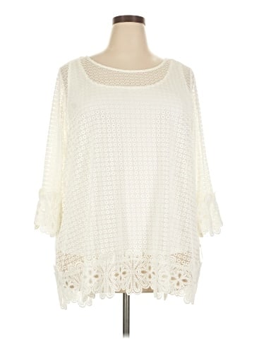 Alfani 3/4 Sleeve Blouse (view 1)