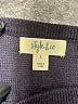Style&Co Black Pullover Sweater Size L - photo 7