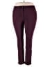 Style&Co Solid Burgundy Casual Pants Size 18 - photo 1
